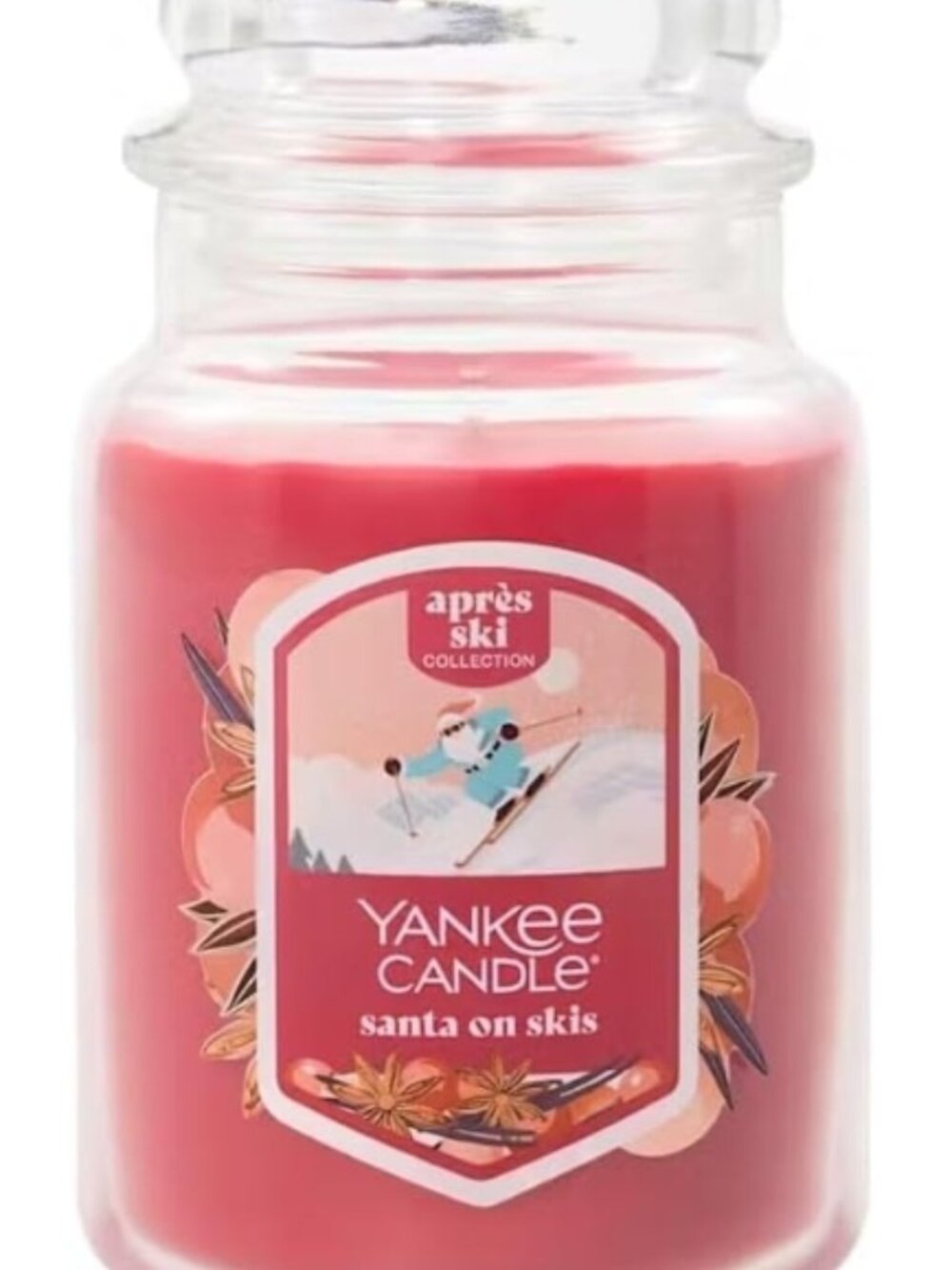 Yankee Candle Après Ski Collection Santa on Skis Large Classic Jar Candle
